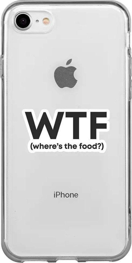 İphone 7 Seffaf Telefon Kılıfı - Wtf