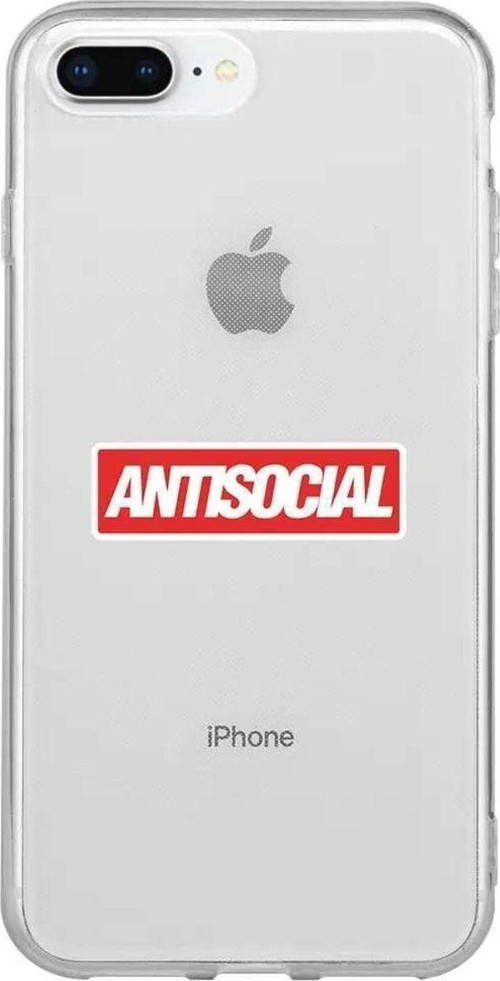 iphone 8 Plus Seffaf Telefon Kılıfı - Anti Sosyal