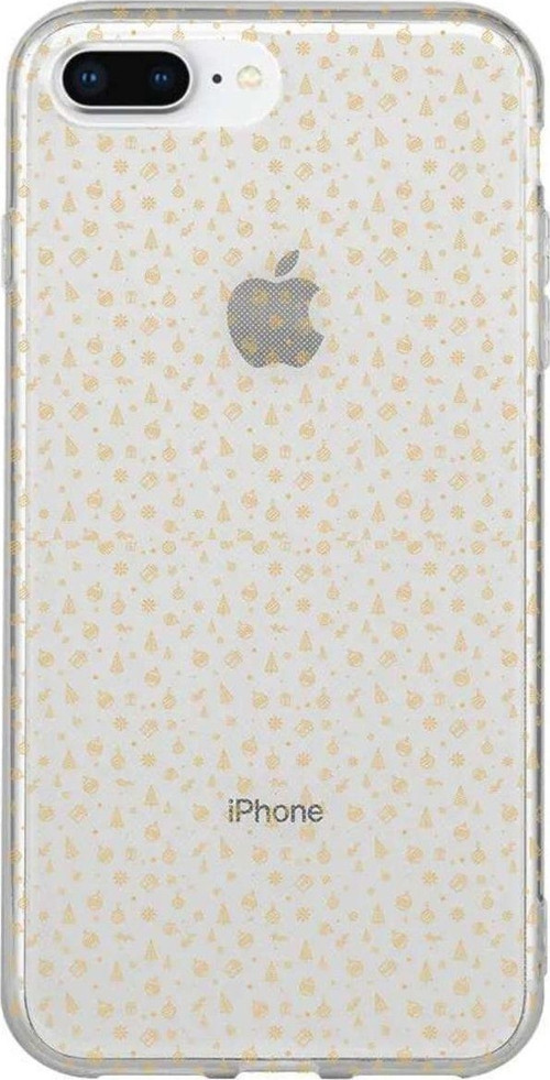 iphone 8 Plus Seffaf Telefon Kılıfı - Merry Christmas