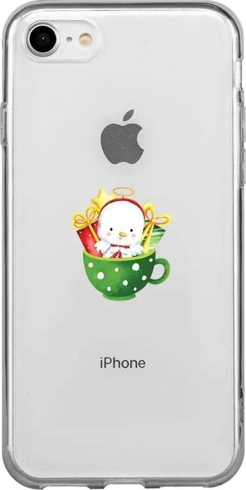 İphone 8 Seffaf Telefon Kılıfı - A Cup Of Xmas 6