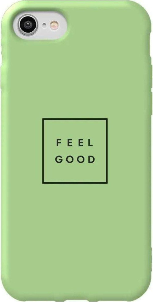 iphone Se 2020 Açik Yesil Renkli Silikon Telefon Kılıfı - Feel Good