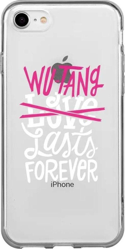 İphone 8 Seffaf Telefon Kılıfı - Wu-tang