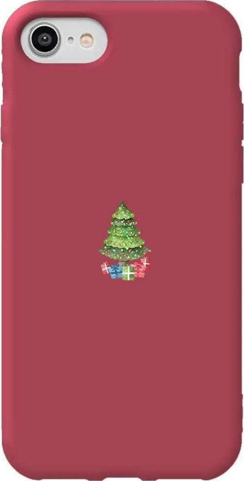 iphone Se 2020 Bordo Renkli Silikon Telefon Kılıfı - Gifty Tree