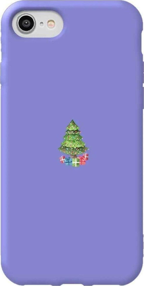 iphone Se 2020 Lila Renkli Silikon Telefon Kılıfı - Gifty Tree