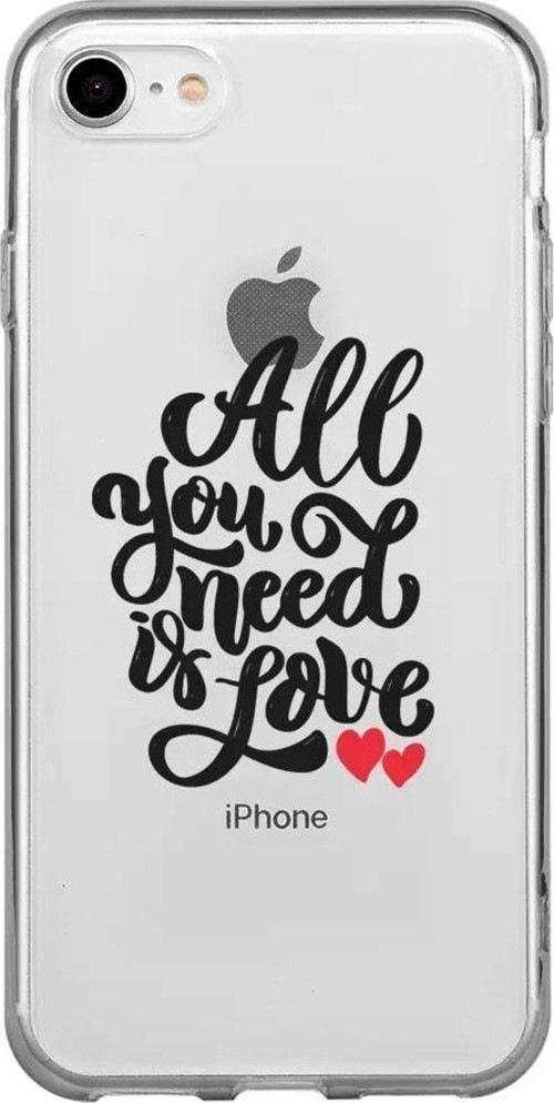 iphone Se 2020 Seffaf Telefon Kılıfı - You Need Love