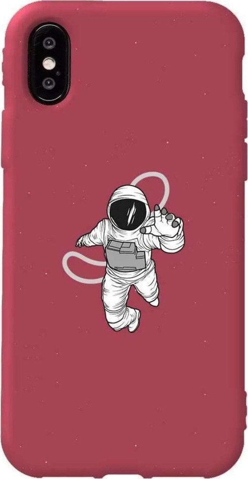 İphone X Bordo Renkli Silikon Telefon Kılıfı - Touch