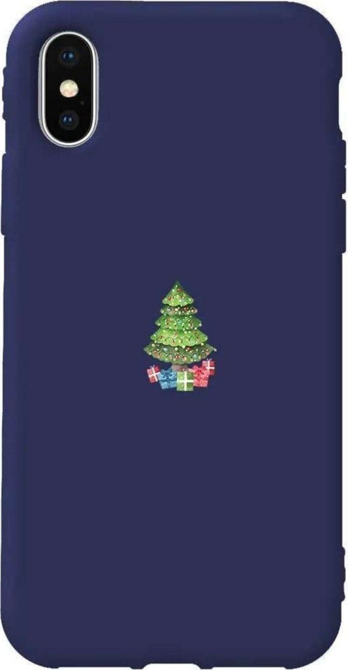 İphone XS Max Lacivert Renkli Silikon Telefon Kılıfı - Gifty Tree