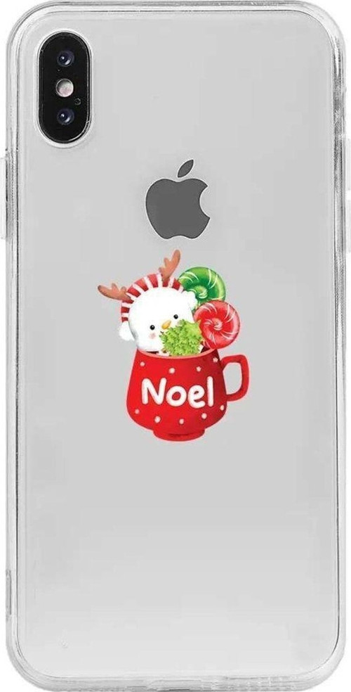 İphone XS Max Seffaf Telefon Kılıfı - A Cup Of Xmas 5