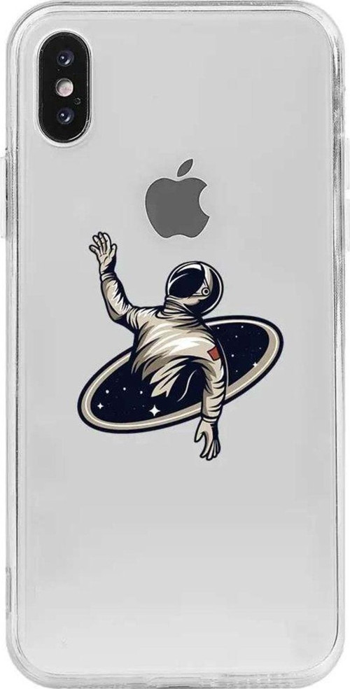 İphone XS Seffaf Telefon Kılıfı - Karadelik