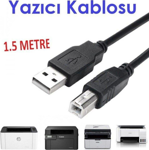 Hp Laserjet Pro M130fn 1,5m Metre Usb 2.0 Yazıcı Printer Kablosu