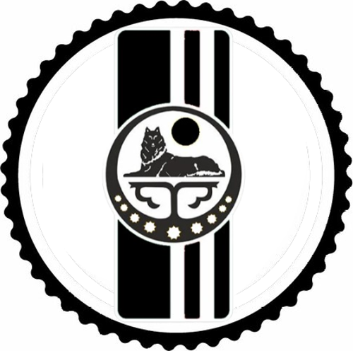 Çeçen Bayrağı Tasarım Sticker 10 x 10 cm