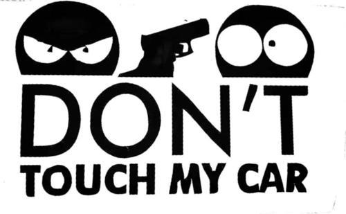 Don'T Silah Sticker 20 x 13 Cm