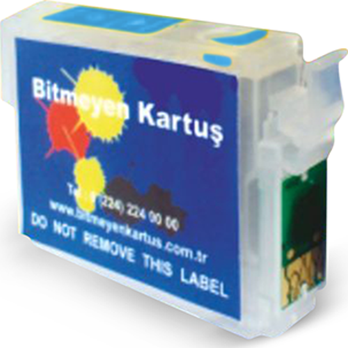 1282 UYUMLU MAVİ Kolay Dolan Kartuş ''DOLU'' - BX305FW/ S22/ SX130/ SX230/ SX235/ SX420/ SX425