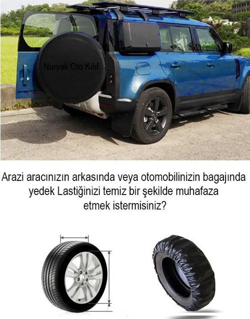 FIAT PANDA uyumlu araba,oto,araç Stepne Kılıfı 13-14 inç