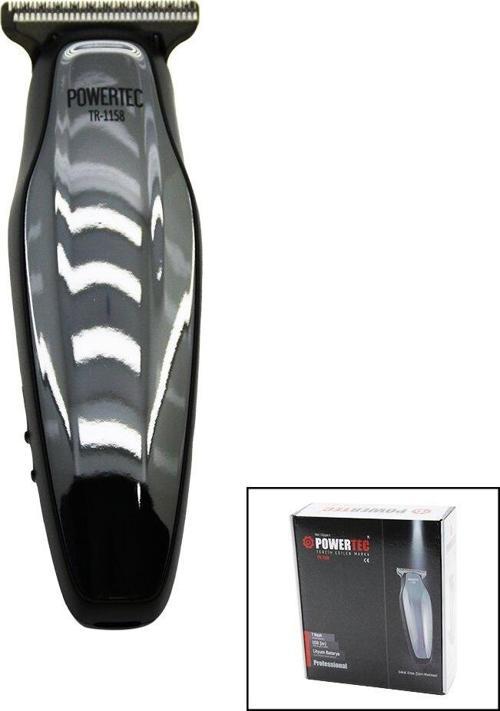 SAÇ SAKAL ENSE ÇİZİM Tıraş MAKİNESİ  USB ŞARJLI - T BIÇAK - KROM KAPLAMA GÖVDE TR-1158 (3877)