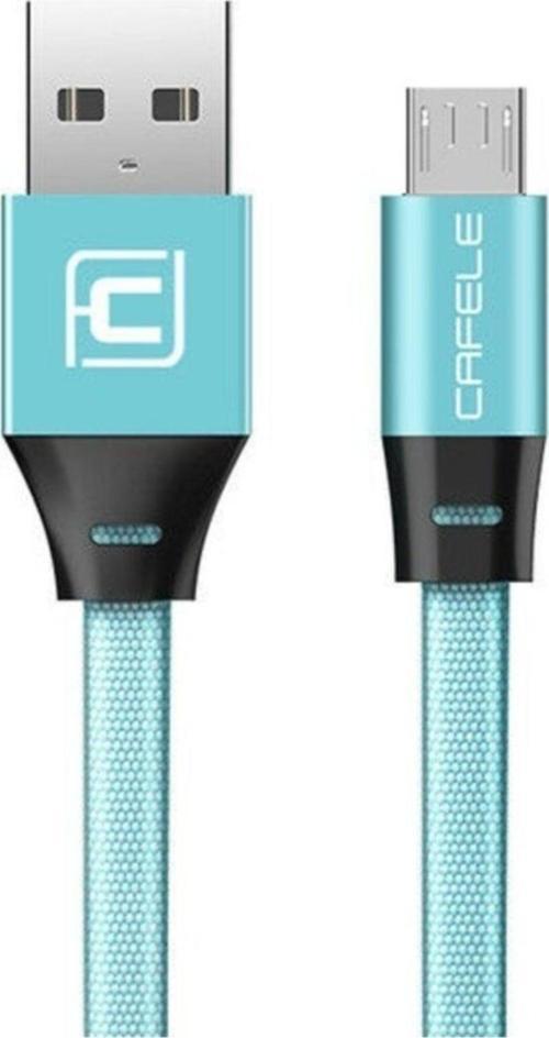 Micro Usb Flat Fiber Örgülü 2.4A Şarj Ve Data Kablosu