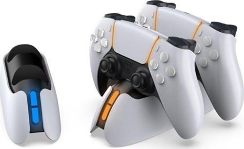 P5-5103 Led Işıklı Ikili Ps5 Joystick Kol Şarj Stand