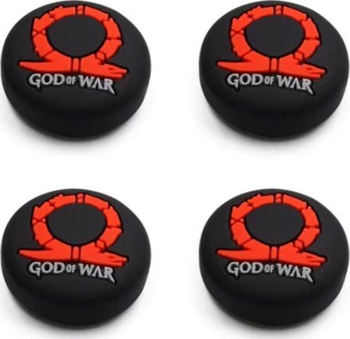 Desenli Sony Ps5/Ps4/Ps3 Analog Koruyucu Silikon Pad-God Of War