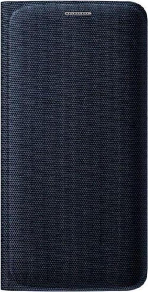 Samsung Galaxy S6 Orjinal Uyku Modlu Wallet Fabric Kılıf-Lacivert