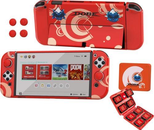 Switch Oled 3İn1 Standlı Rnkli Kılıf Analog Yükseltici Ve Koruyucu Kart Kutusu