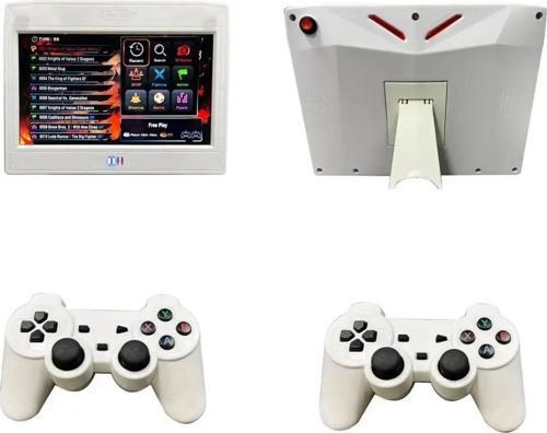 Pandora 10İnç Hd Lcd Ekranlı 20000 Oyunlu Kablosuz Çift Kol Retro Arcade Şarjlı Oyun Konsolu