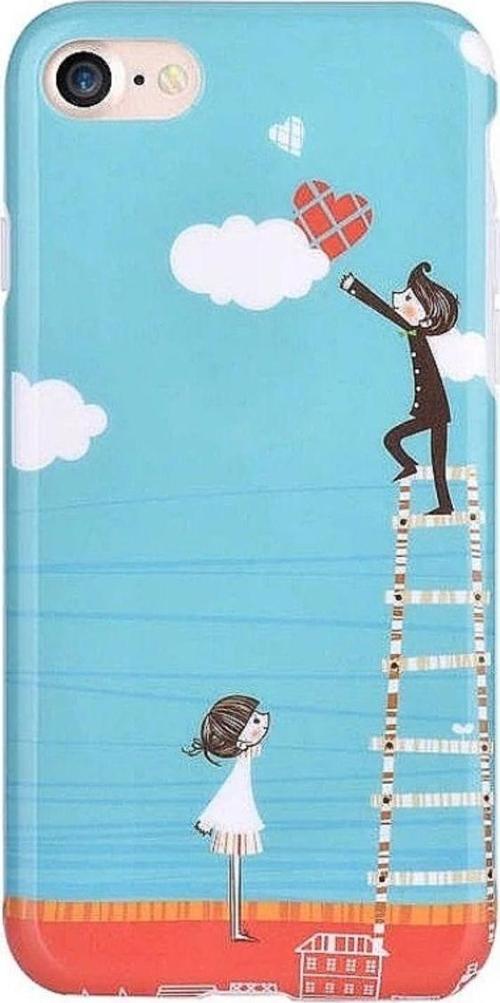 Iphone 7, Iphone 8 Için Love Tpu Silikon Kılıf