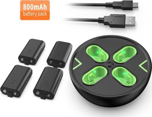 Pil Şarj Standı Cihazı Battery Charger Dock Aynı Anda 4 Adet Pil Şarj Edilebilir