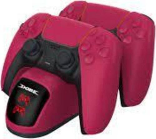 Ps5 Şarj Istayonu Kırmızı Göstergeli Stardust Red Handle Dual Charger Base Tp5-0515R