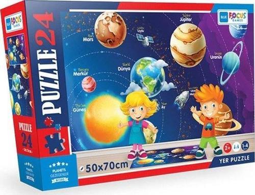 Gezegenler 24 Parça Puzzle Yer Puzzle BF380
