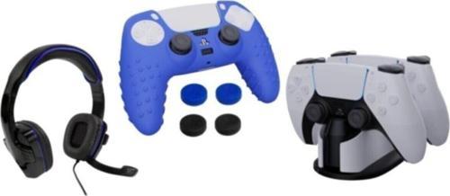 Ps5 Aksesuar Paketi Kulaklık + Şarj Istasyonu + Kılıf Ve Analog Koruyucu