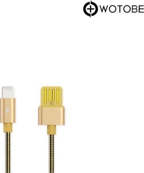 Apple Lightning Çelik Spiral Şarj Data Kablosu