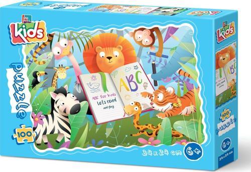 Ders Zamanı 100 Parça Çoçuk Puzzle