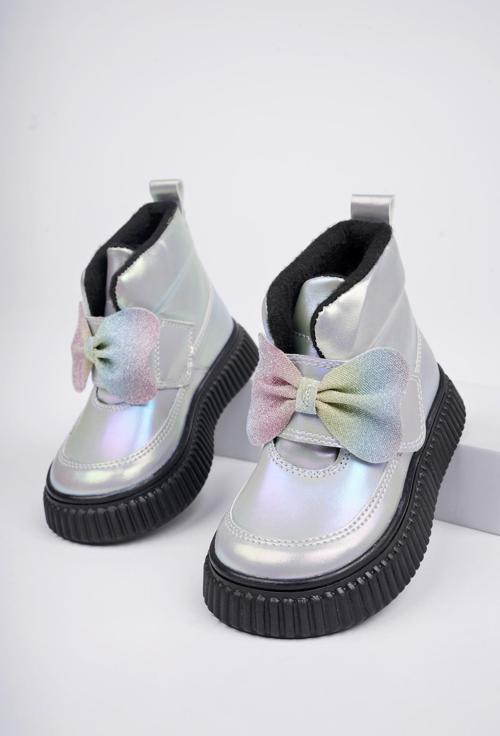 NİXİE Garantili Kaymaz Taban Rahat Kalıp Cırtlı ve Fiyonklu Çocuk Kışlık Bot