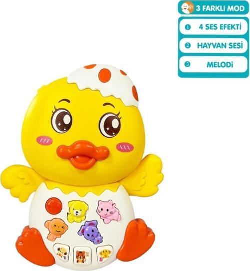 Işıklı Ve Müzikli Ördek Eğitici İnteraktif Bebek Piyanosu Oyuncak