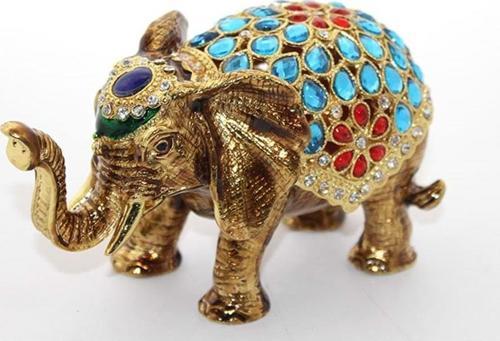 Taşlı Tekli Fil Figürü