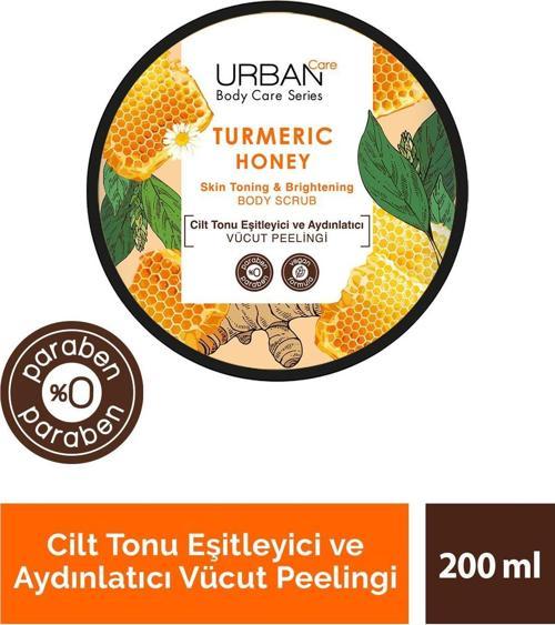 Turmeric Honey Cilt Tonu Esitleyici ve Aydınlatıcı Vücut Peelingi 200 ml-vegan