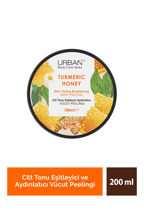 Turmeric Honey Cilt Tonu Esitleyici ve Aydınlatıcı Vücut Peelingi 200 ml-vegan