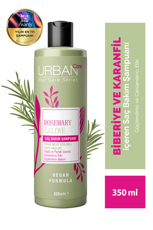 Rosemary & Clove Biberiye ve Karanfil Canlandırıcı ve Güçlendirici Saç Bakım Şampuanı 350 ML