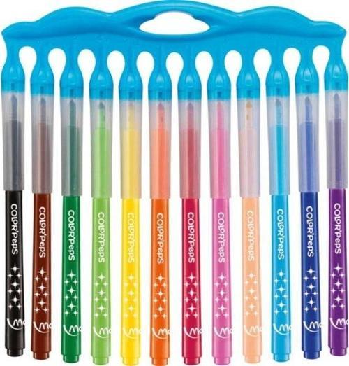 Color Peps Long Life Keçeli Kalem 12 li Plastik Kutu 845045