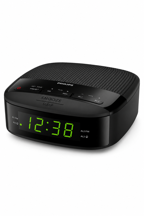 TAR3306/12 Saatli Radyo Geniş Saat Çift Alarm 20 FM Dijital Programlama Uyku Zamanlayıcı