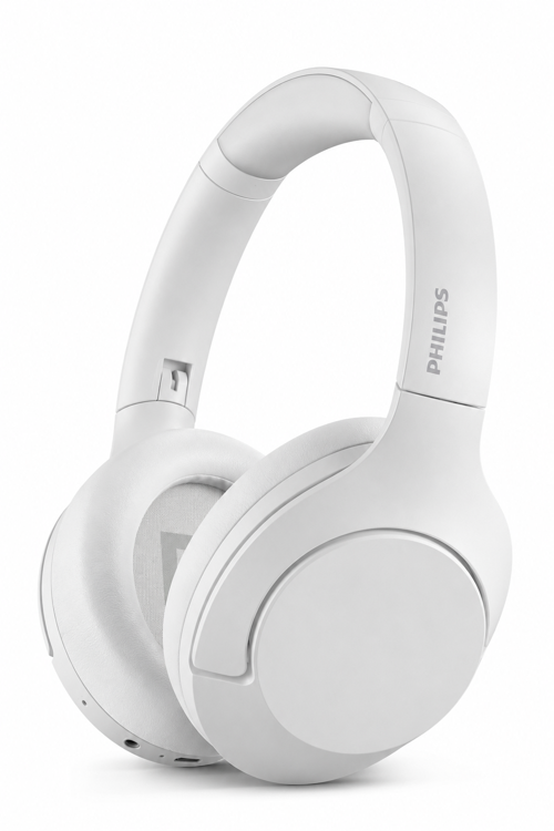 TAH8506WT/00 Bluetooth Kablosuz Kulak Üstü Kulaklık, 60 Saat, Çok Noktalı Bağlantı, Beyaz