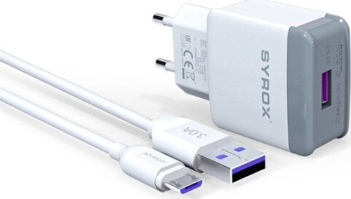 Casper Vıa E3 Uyumlu Mikro Usb Girişli 3.0 Amper Adaptör+kablo Şarj Aleti -q30