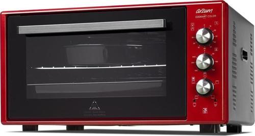 AR2034 Cookart Color 50 L Çift Camlı Fırın - Nar