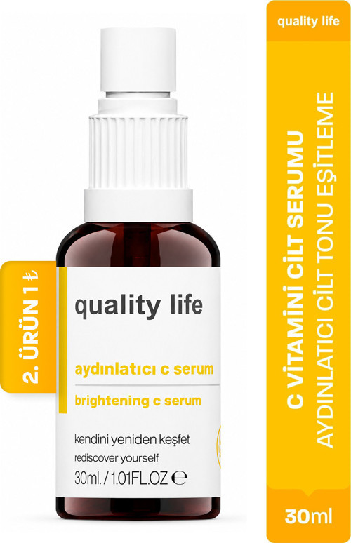 C Vitamini Serum Leke Karşıtı Giderici Askorbik Asit C Vit Yüz ve Cilt