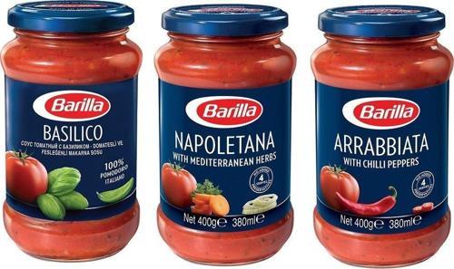3’Lü Glutensiz Makarna Sosu Seti 400G Napoletana - Basilico- Arabbiata
