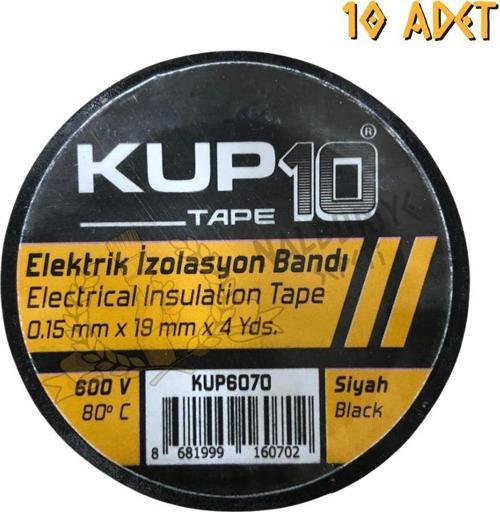 Elektrik İzole Bandı Siyah - 10 Adet
