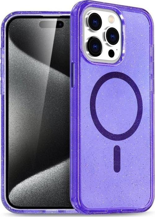 iPhone 16 Pro Max Uyumlu Glow Magsafe Kamera Korumalı Kılıf 