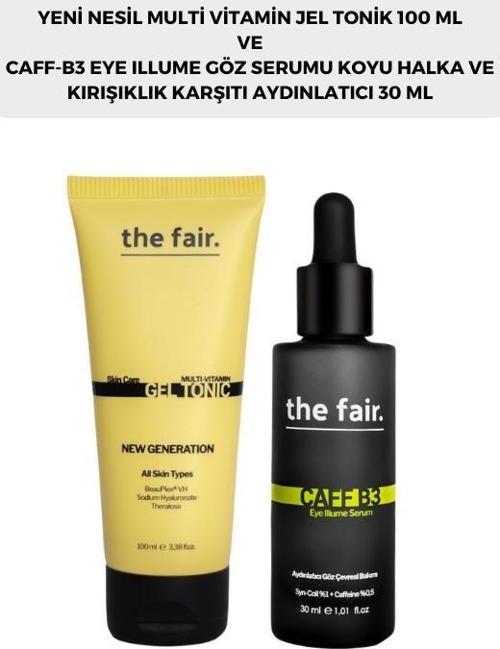 . Multi Vitamin Jel Tonik 100 ml ve Aydınlatıcı Göz Çevresi Serumu 30 ml