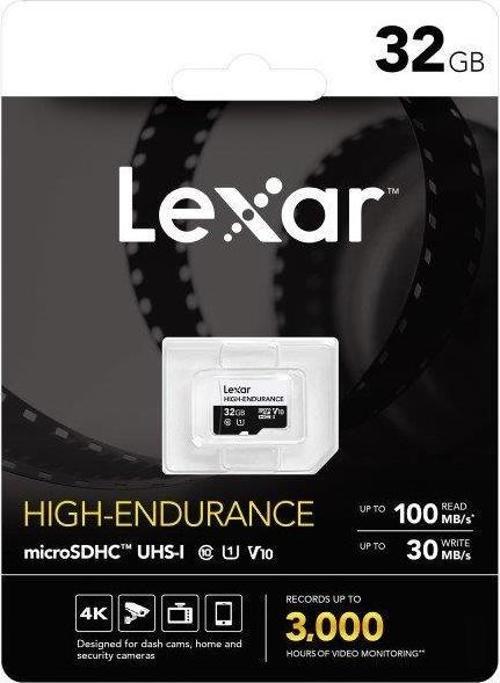 High Endurance 32gb Micro SD 100MB V10 Hafıza Kartı