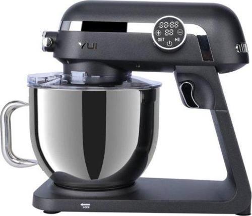 M123 Easy Chef Premium 1800W Dokunmatik Ekran Alüminyum Stand Mikser 7Lt Siyah